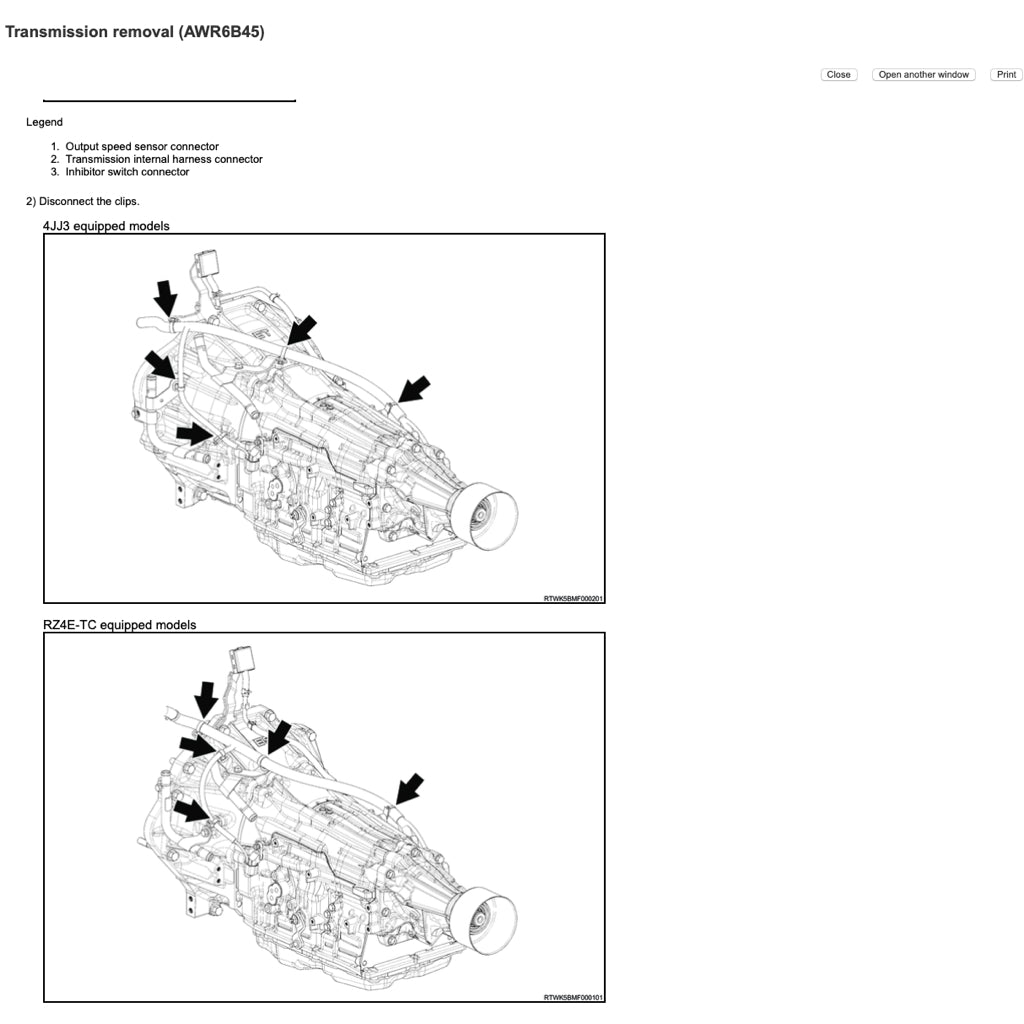 Isuzu D-MAX / MU-X UCR/UCS 2021+ Full Manual Set – Repair & Maintenance Manual - page 6