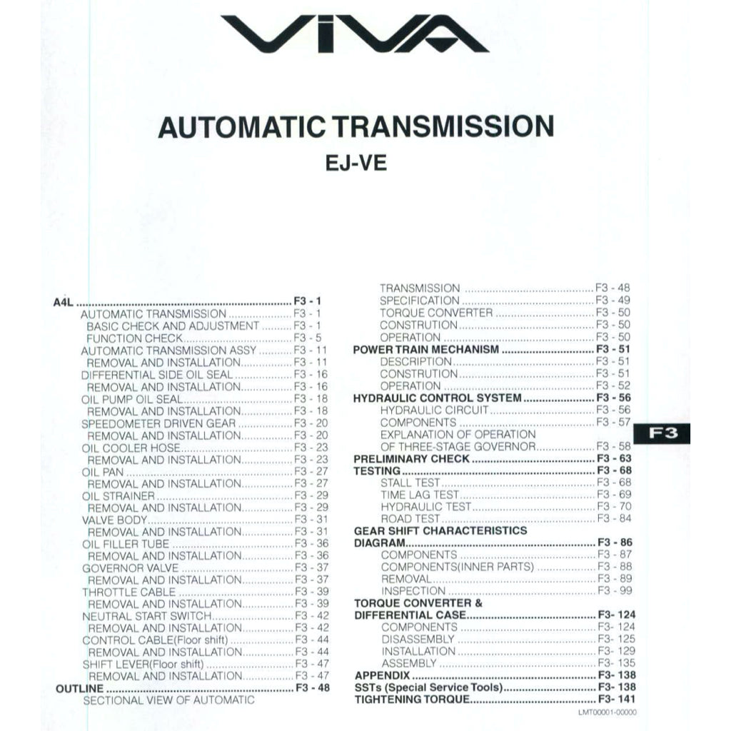 Perodua VIVA 2007-2014 Full Manual Set – Repair & Maintenance Manual - page 6