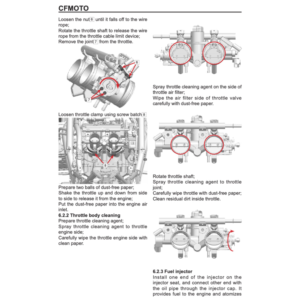 CFMoto 450NK 2022+ Full Manual Set – Repair & Maintenance Manual and Spare Parts Catalog and User Handbook - page 4