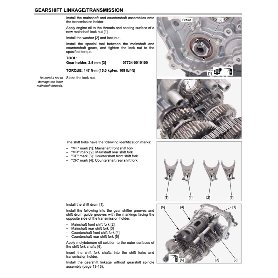 Honda GOLD WING GL1800 2018+ Full Manual Set – Repair & Maintenance Manual and User Handbook - page 9