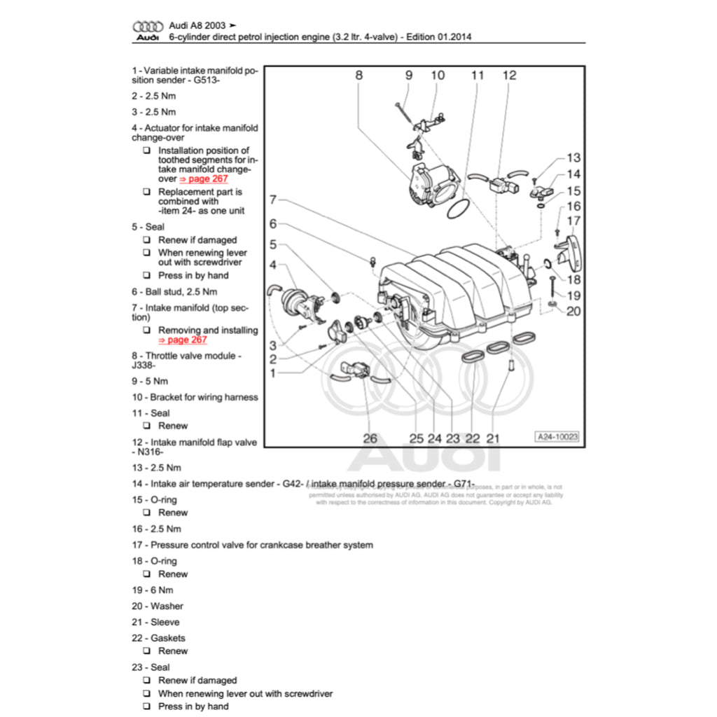 Audi A8 D3/4E 2002-2010 Full Manual Set – Repair & Maintenance Manual - page 4