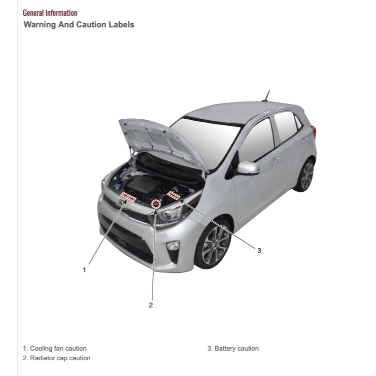 Kia PICANTO JA 2017+ Full Manual Set – Online Repair & Maintenance Manual - page 3