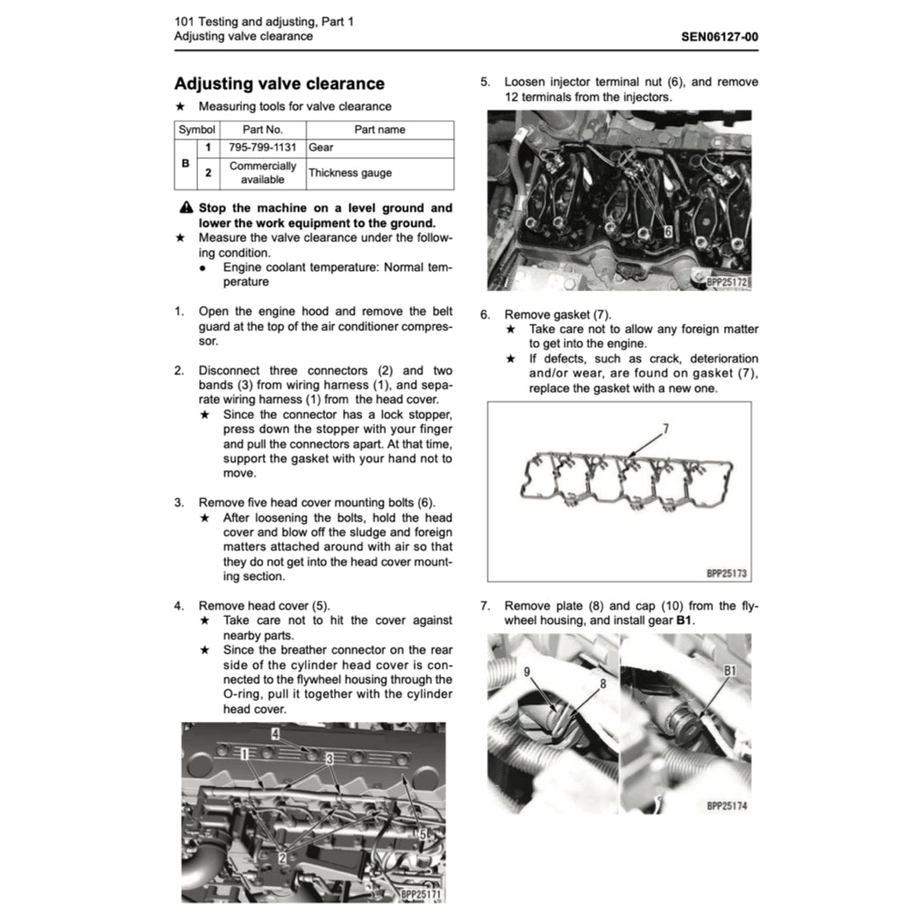 KOMATSU PC200/210/220/25 LC-6 Workshop Repair Manual and Parts Book - page 4