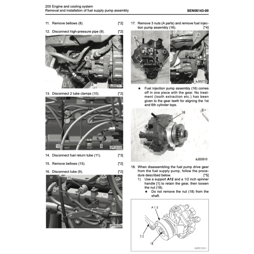 KOMATSU PC200/210/220/25 LC-6 Workshop Repair Manual and Parts Book - page 5