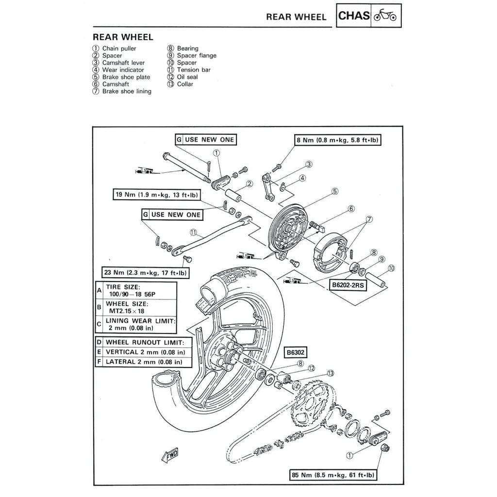 Yamaha TZR125 1987-1996 Full Manual Set – Repair & Maintenance Manual and Spare Parts Catalog and User Handbook - page 5