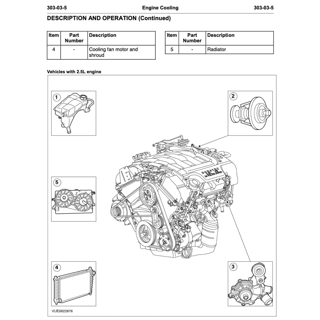Ford MONDEO MK3 2000-2007 Full Manual Set – Repair & Maintenance Manual - page 8