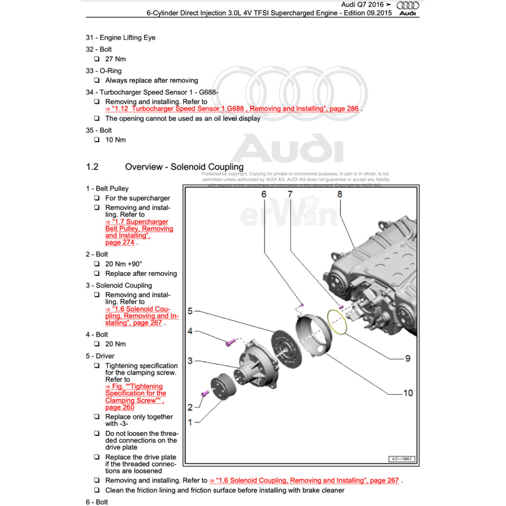 Audi Q7 4M 2015-2020 Full Manual Set – Repair & Maintenance Manual - page 6