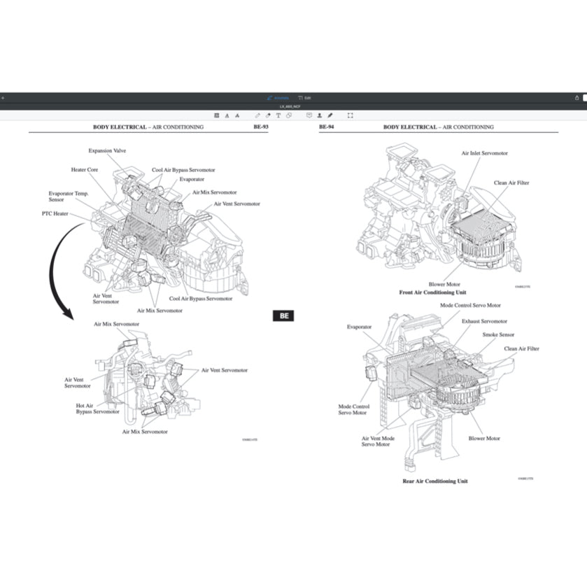 Lexus LS460(L) 2007-2017 Full Manual Set – Repair & Maintenance Manual - page 7