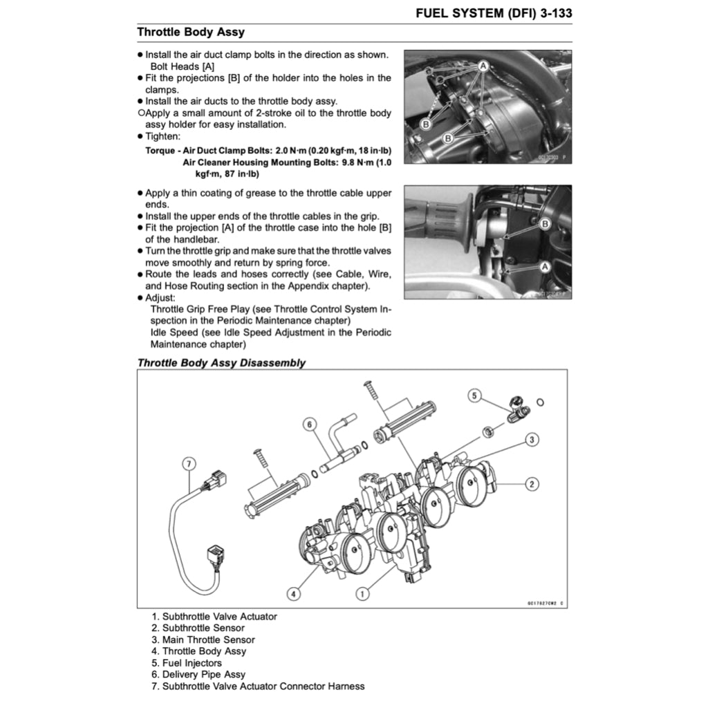 Kawasaki Z1000 2007-2009 Full Manual Set – Repair & Maintenance Manual and User Handbook - page 8