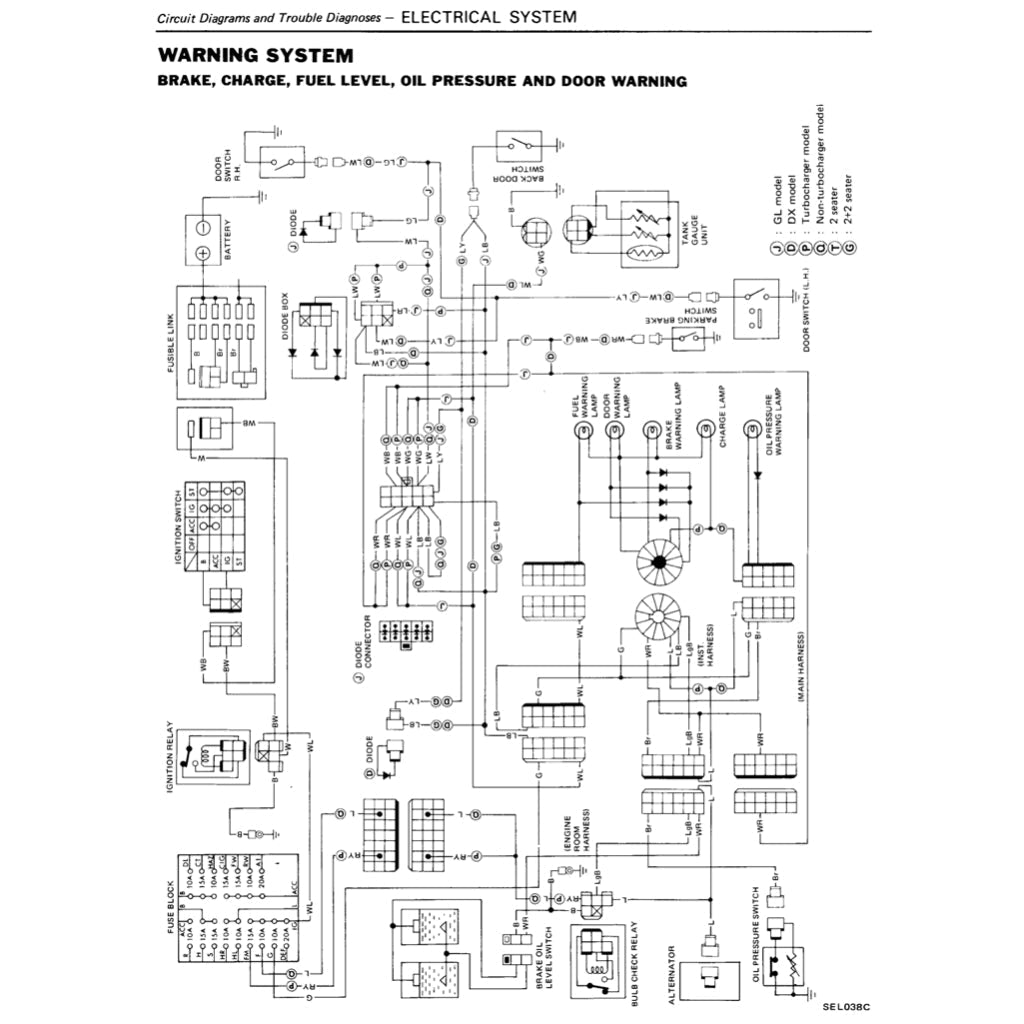 Datsun FAIRLADY 280ZX S130 1978-1983 Full Manual Set – Repair & Maintenance Manual - page 6