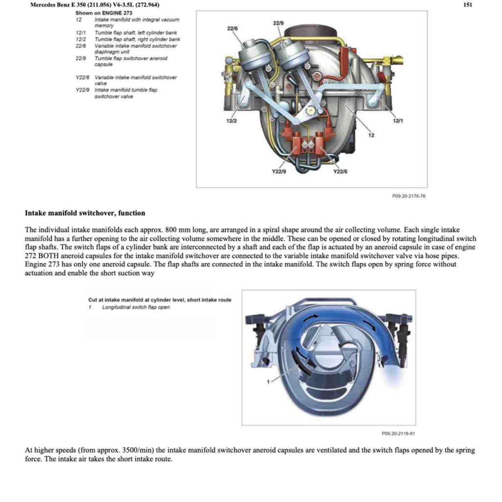 Mercedes-Benz E-CLASS W211 E350 M272 2002-2009 Full Manual Set – Repair & Maintenance Manual - page 6