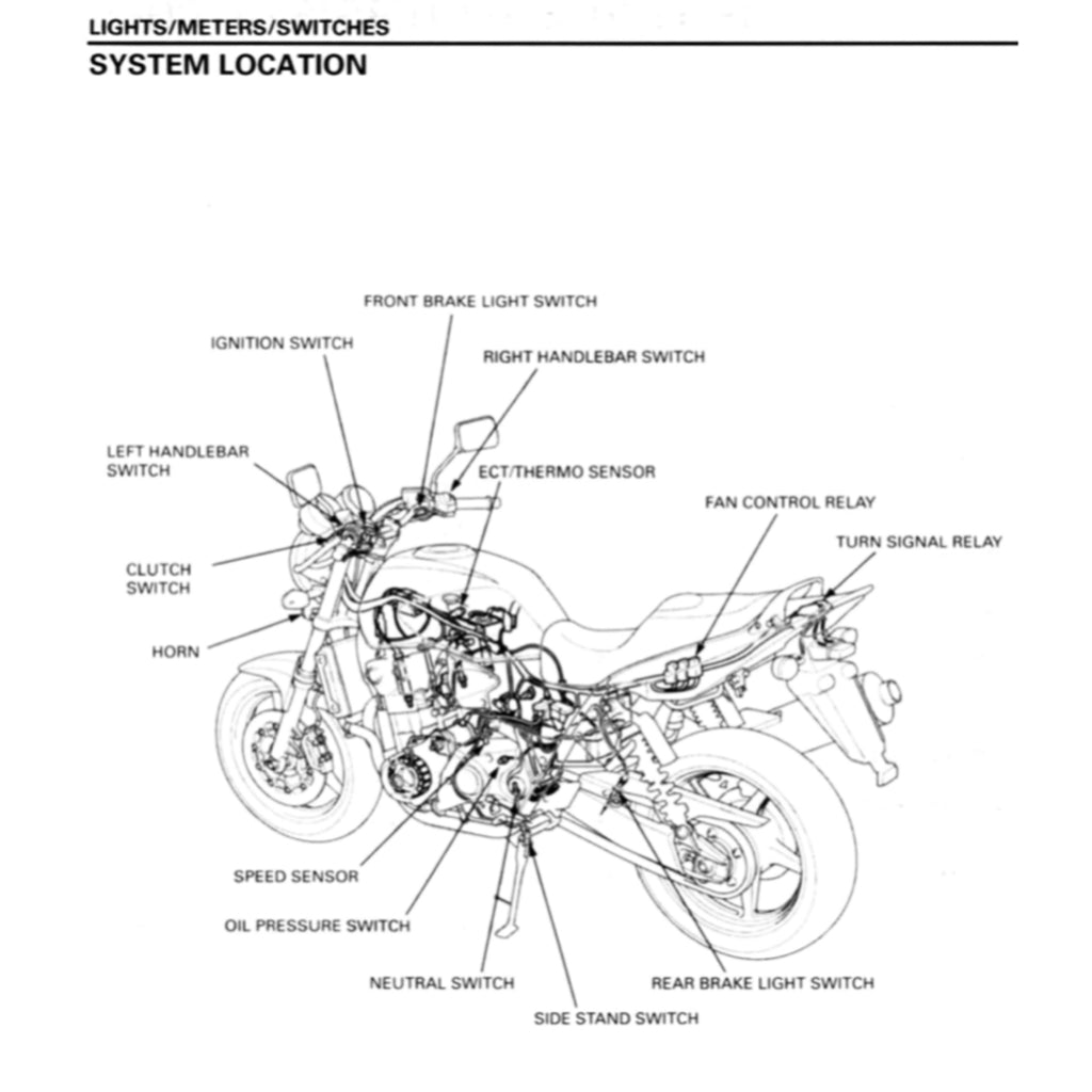 Honda CB1300F SUPER FOUR SC54 2003-2013 Full Manual Set – Repair & Maintenance Manual and Spare Parts Catalog and User Handbook - page 6