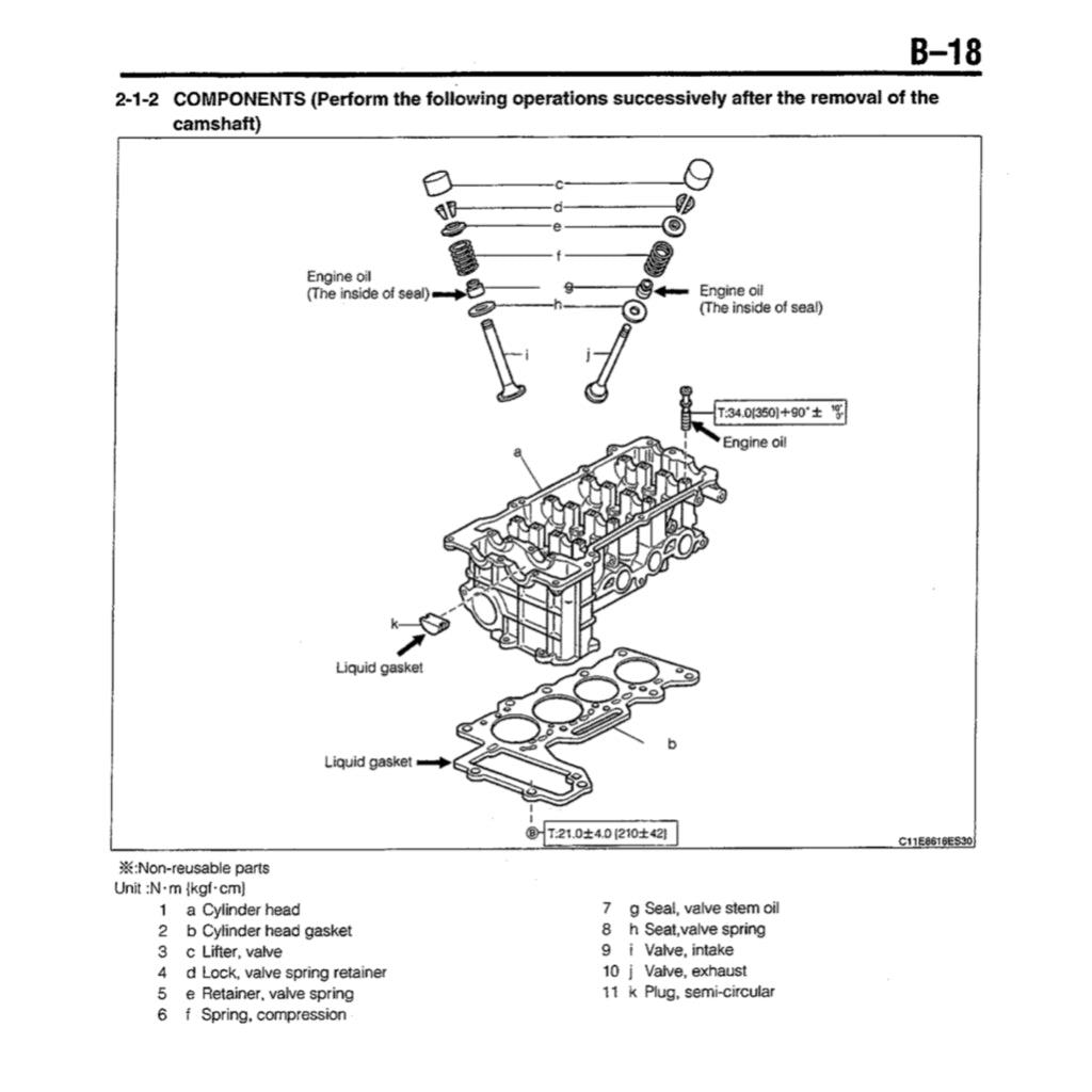 Daihatsu Engine JB-DET Workshop Repair Manual - page 2