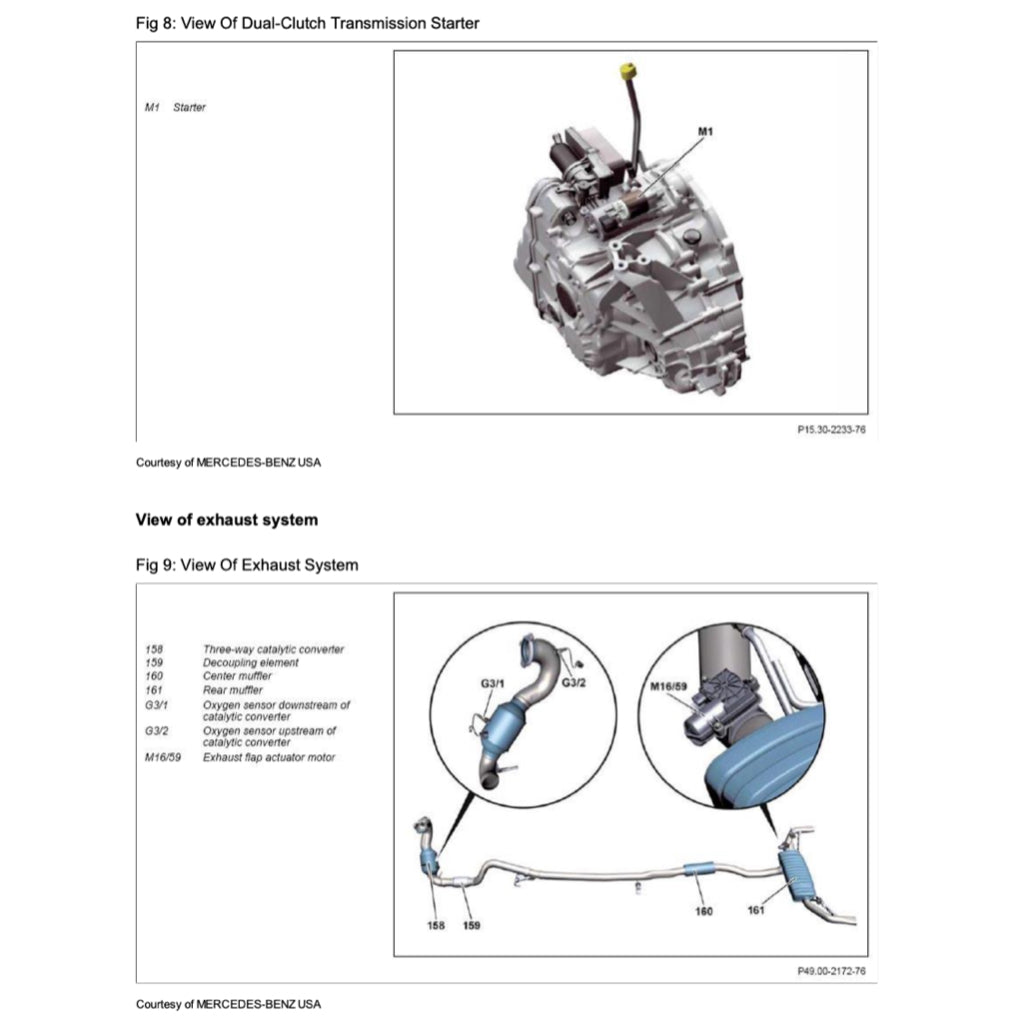 Mercedes-Benz CLA45 AMG C117 2013-2019 Full Manual Set – Repair & Maintenance Manual - page 8