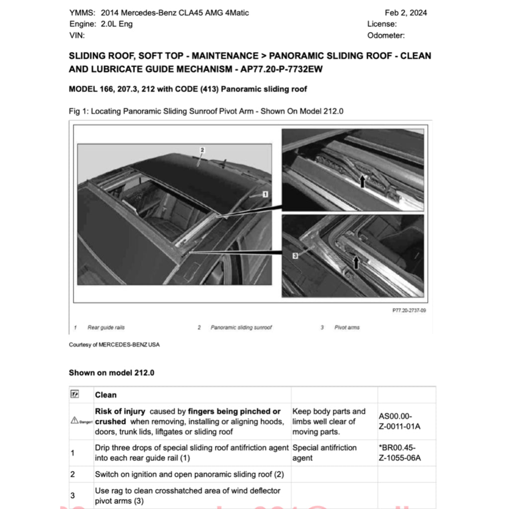 Mercedes-Benz CLA45 AMG C117 2013-2019 Full Manual Set – Repair & Maintenance Manual - page 9