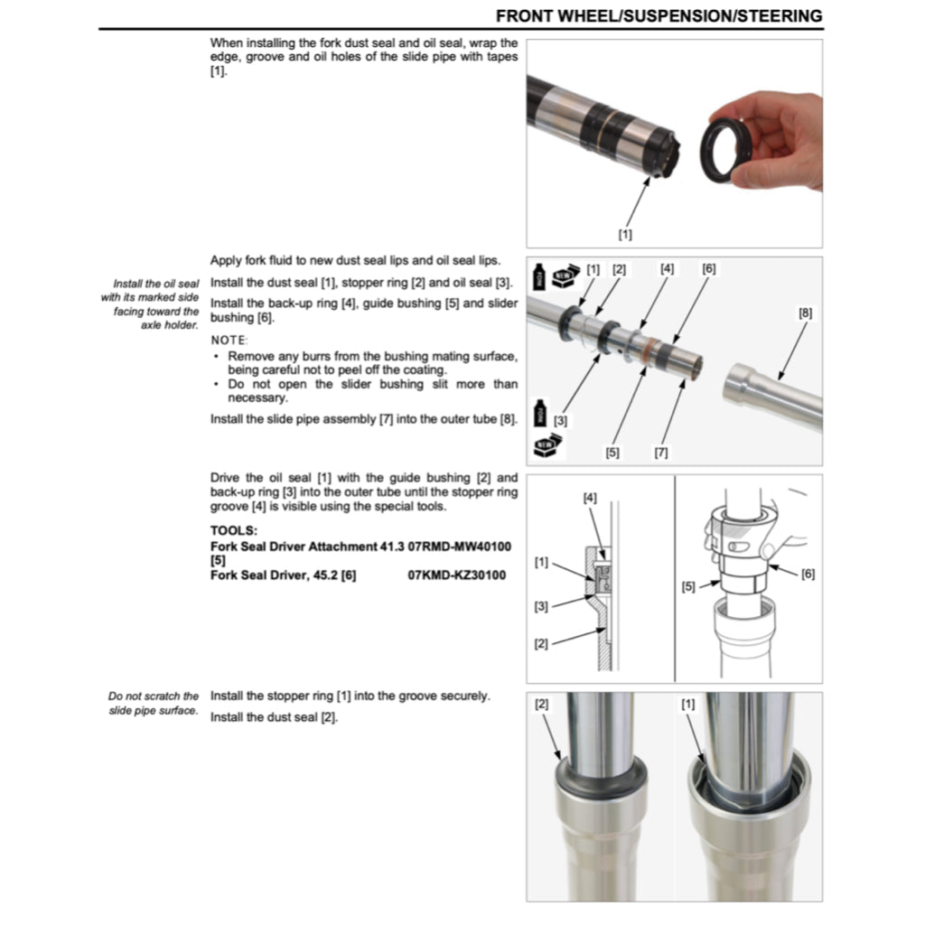 Honda CB750 HORNET 2023+ Full Manual Set – Repair & Maintenance Manual and Spare Parts Catalog andUser Handbook - page 7