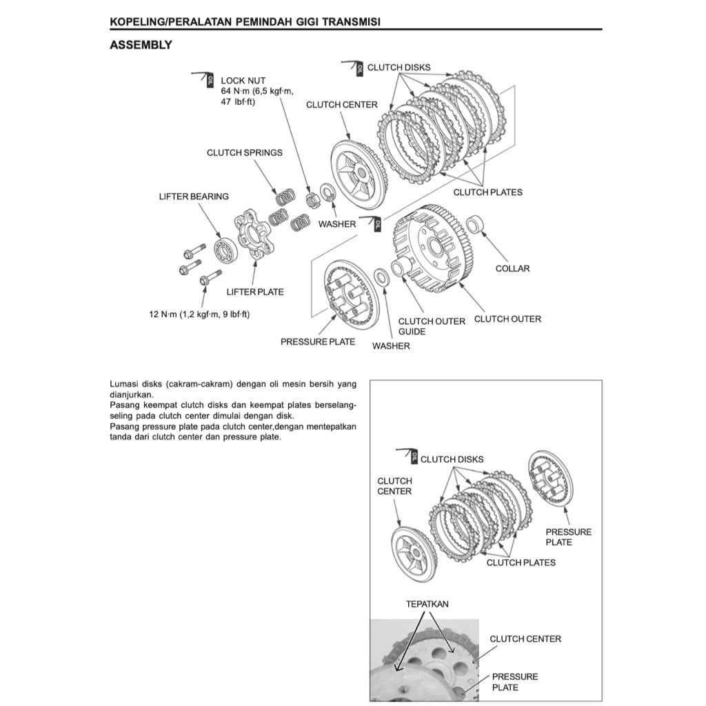 Honda KARISMA 125 ANF 125 2002+ Full Manual Set – Repair & Maintenance Manual and Spare Parts Catalog / BUKU PEDOMAN REPARASI and KATALOG BAHAGIAN - page 6