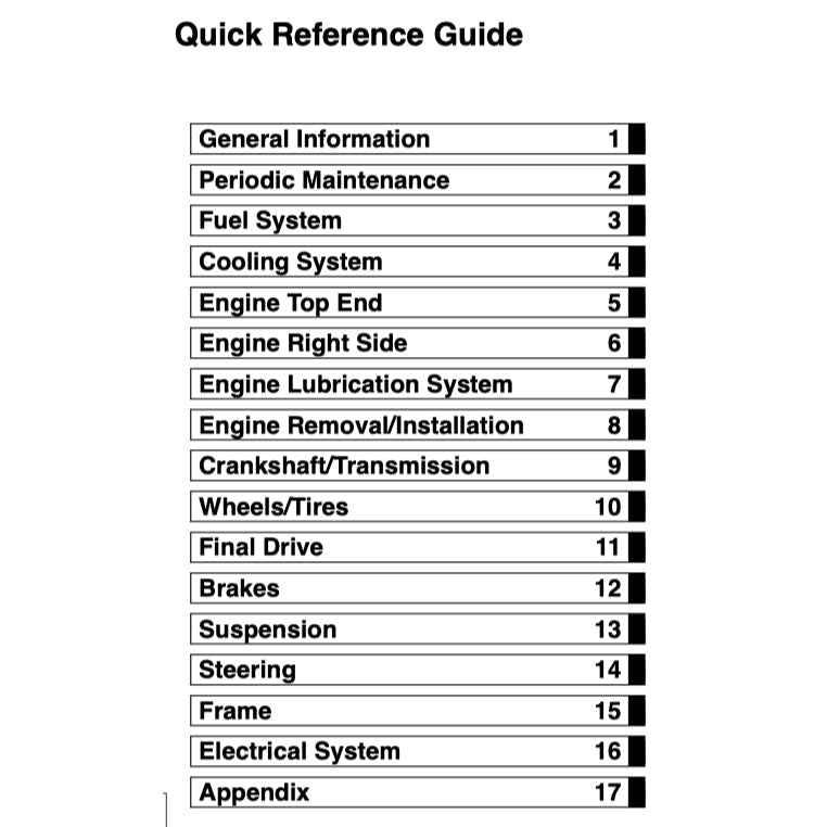 Kawasaki KLX450R KLX 450R 2008-2016 Full Manual Set – Repair & Maintenance Manual and Spare Parts Catalog andUser Handbook - page 2