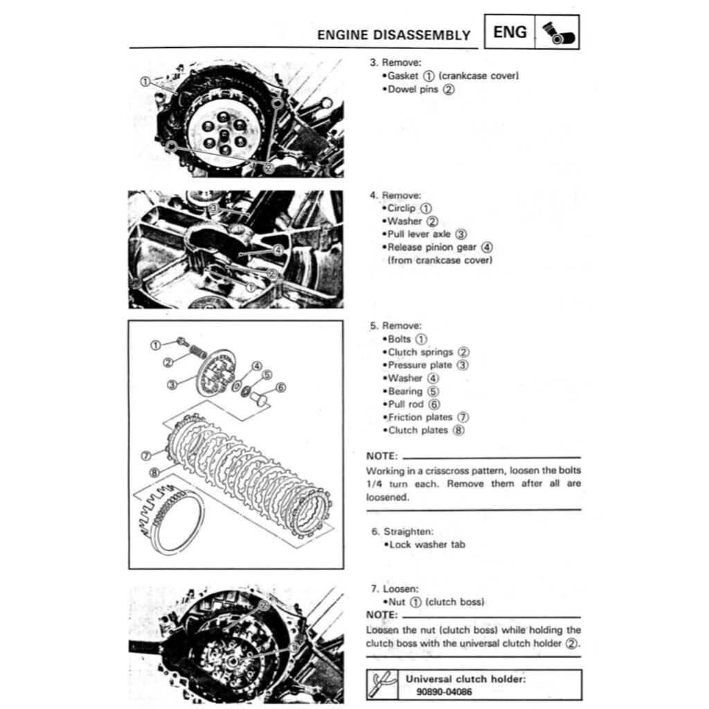 Yamaha XTZ750 SUPER TENERE 1989-1996 Full Manual Set – Repair & Maintenance Manual and Spare Parts Catalog - page 6