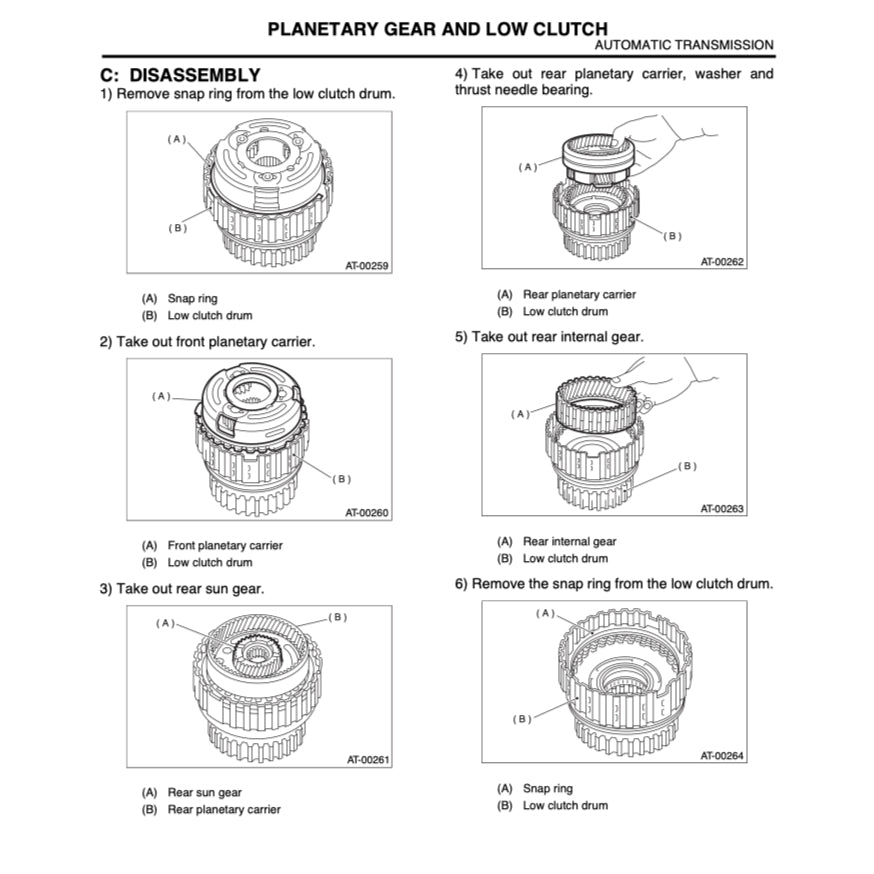 Subaru LEGACY BE/BH 1999-2004 Full Manual Set – Repair & Maintenance Manual - page 7