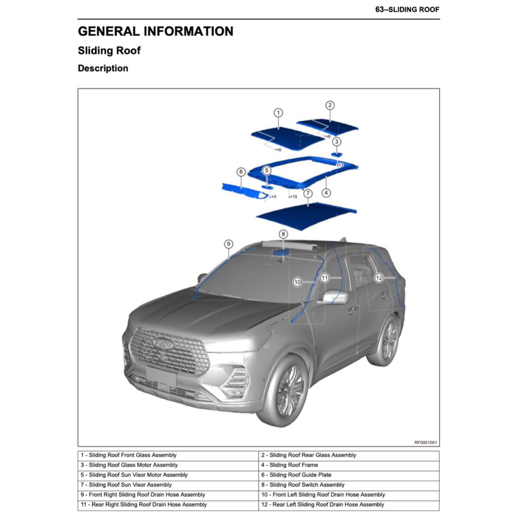 Chery TIGGO 7 PRO 2020+ Full Manual Set – Repair & Maintenance Manual - page 7
