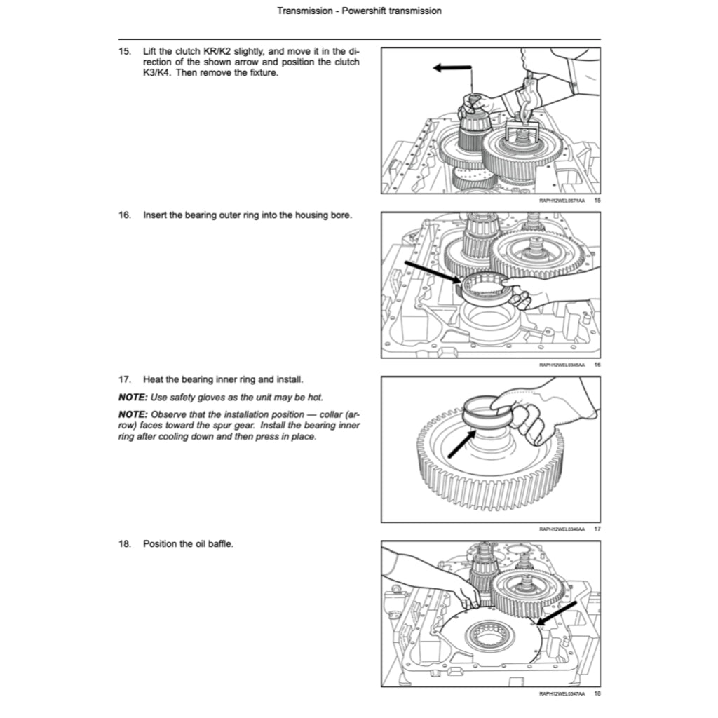 Case 1021F / 1121F Wheel Loader Workshop Repair Manual - page 6