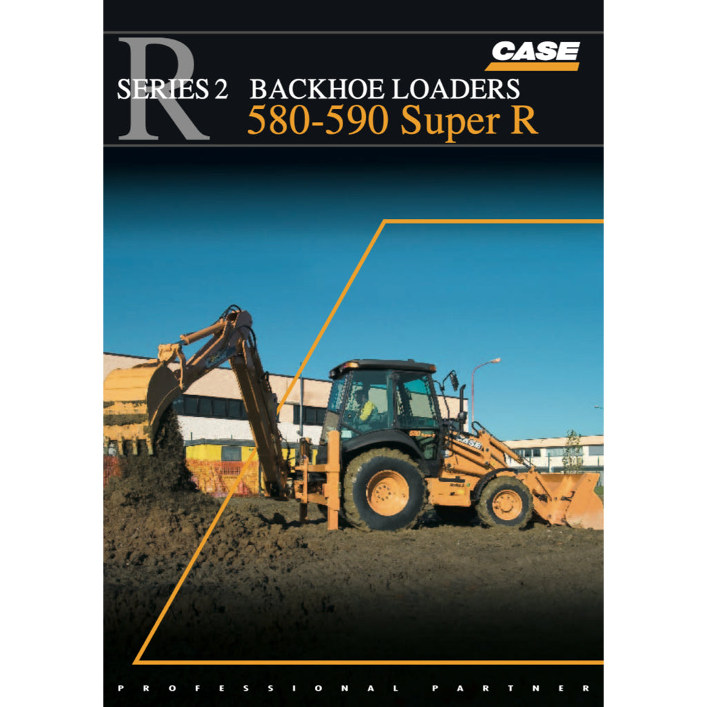 Case 580SR 590SR(and) 695SR Loader BACKOE Workshop Repair Manualand Parts Book - page 3