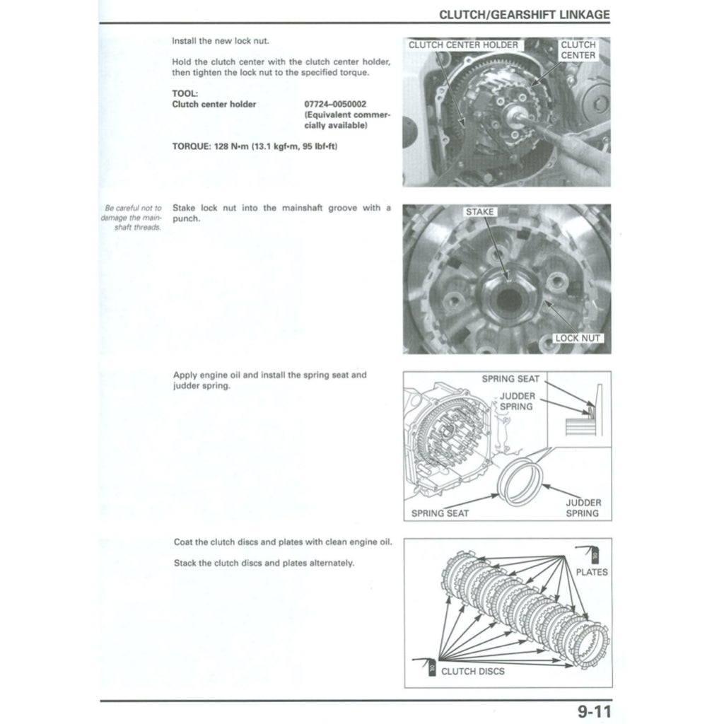 Honda CB900F 919 HORNET 2002-2007 Full Manual Set – Repair & Maintenance Manual and User Handbook - page 4