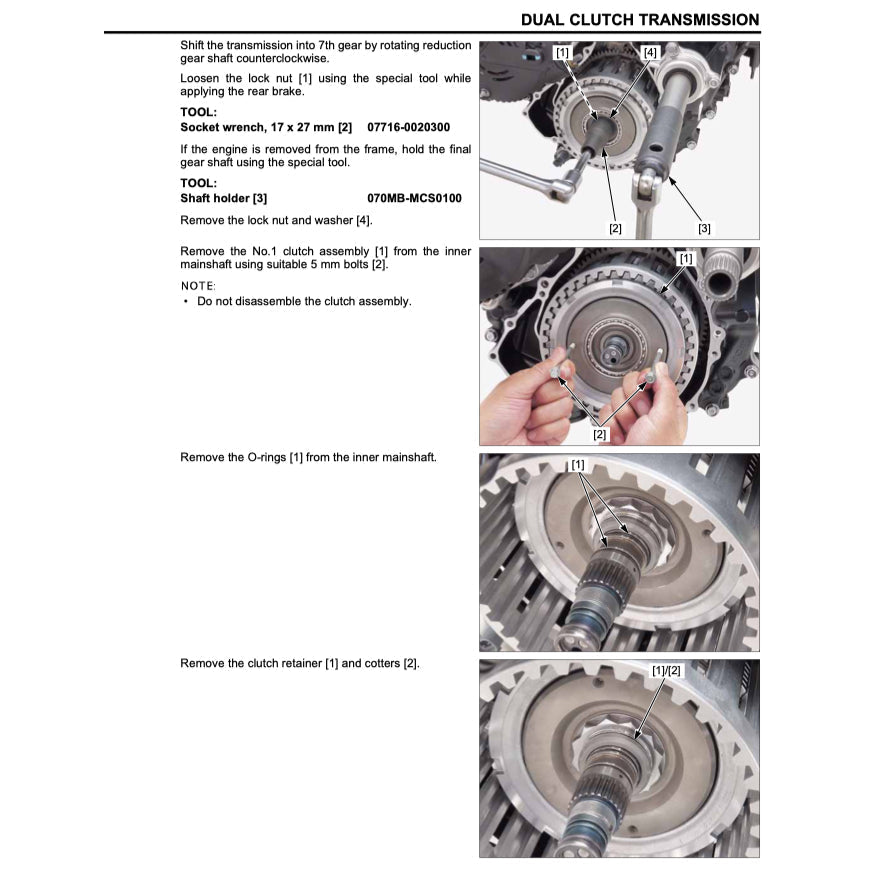 Honda GOLD WING GL1800 2018+ Full Manual Set – Repair & Maintenance Manual and User Handbook - page 8