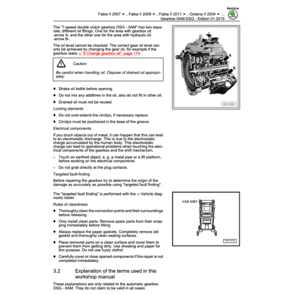 Skoda OCTAVIA 1Z 2004-2013 Full Manual Set – Repair & Maintenance Manual - page 7