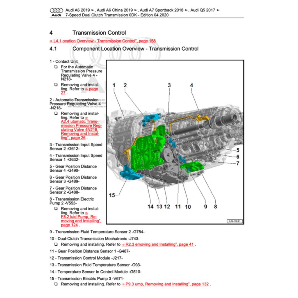 Audi A7 4K8 2018+ Full Manual Set – Repair & Maintenance Manual - page 8