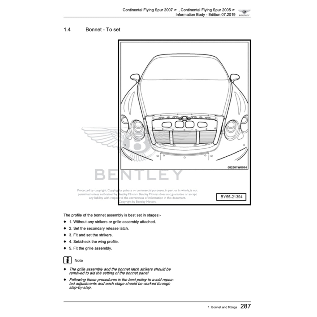 Bentley CONTINENTAL FLYING SPUR W12 2005-2013 Full Manual Set – Repair & Maintenance Manual - page 3