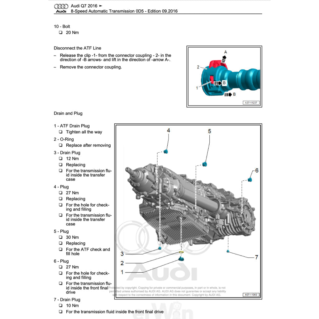 Audi Q7 4M 2015-2020 Full Manual Set – Repair & Maintenance Manual - page 7