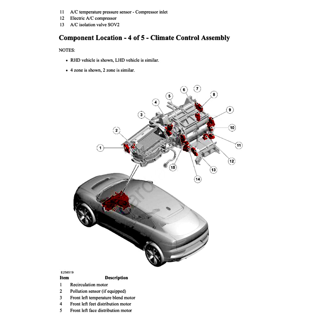 Jaguar I-PACE EV400 X590 2018+ Full Manual Set – Repair & Maintenance Manual - page 7