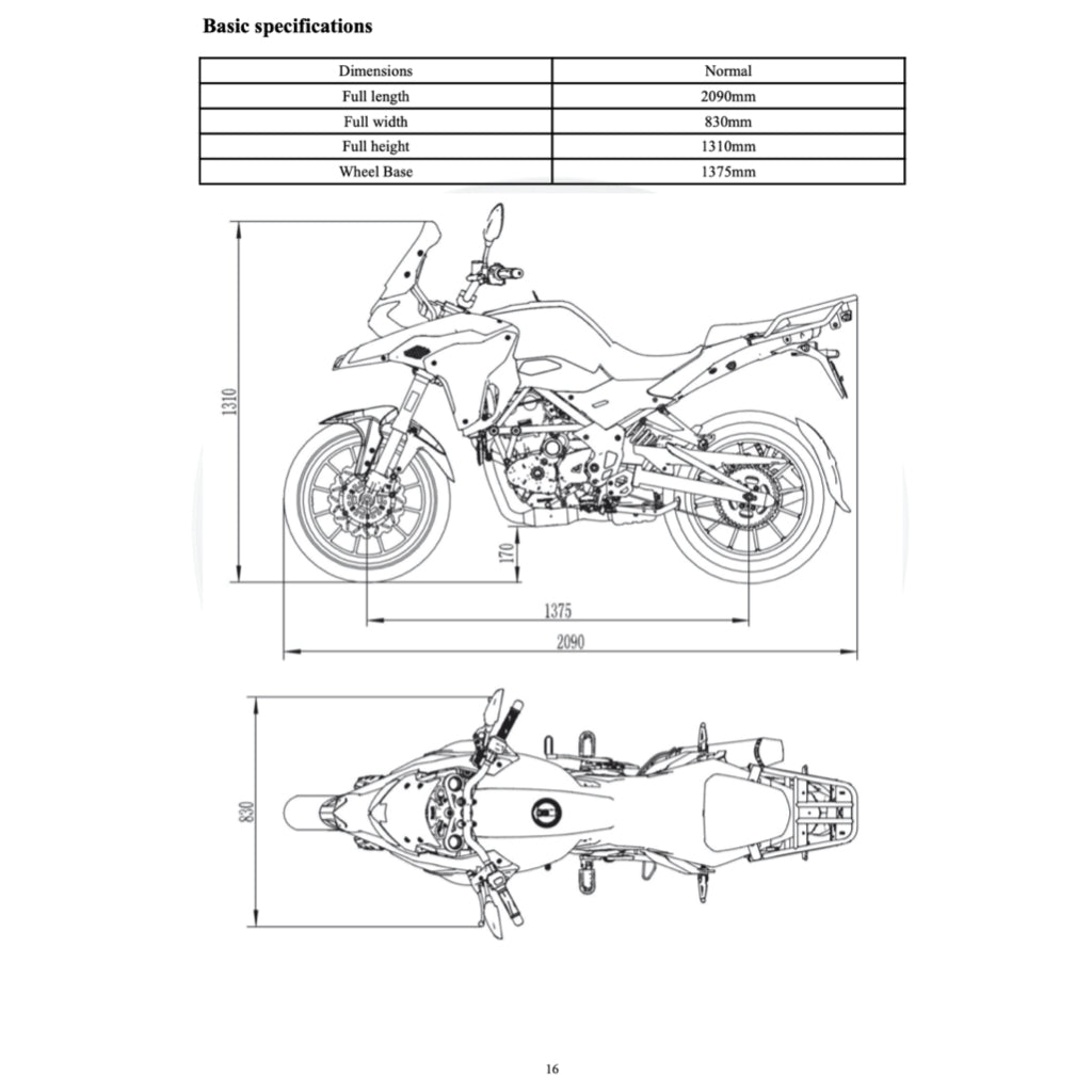 BENELLI TRK 251 2019+ Full Manual Set – Repair & Maintenance Manual and Spare Parts Catalog and User Handbook - page 3