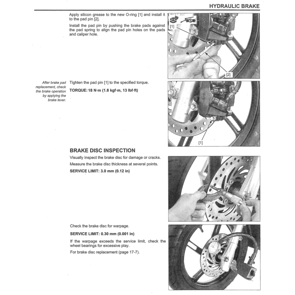 Honda PCX150 V2 2013-2018 Full Manual Set – Repair & Maintenance Manual and Spare Parts Catalog - page 7