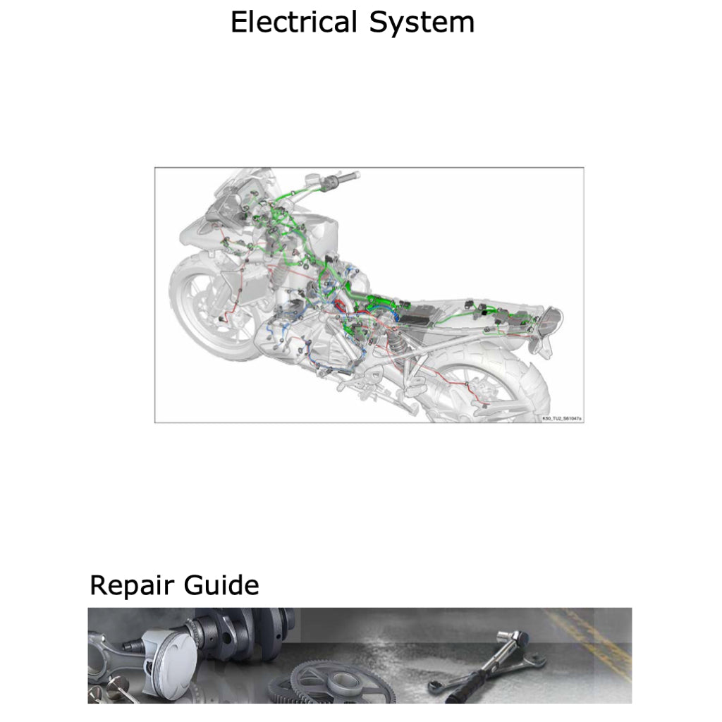 BMW R1250 GS K50 2019-2023 Full Manual Set – Repair & Maintenance Manual and Spare Parts Catalog - page 6