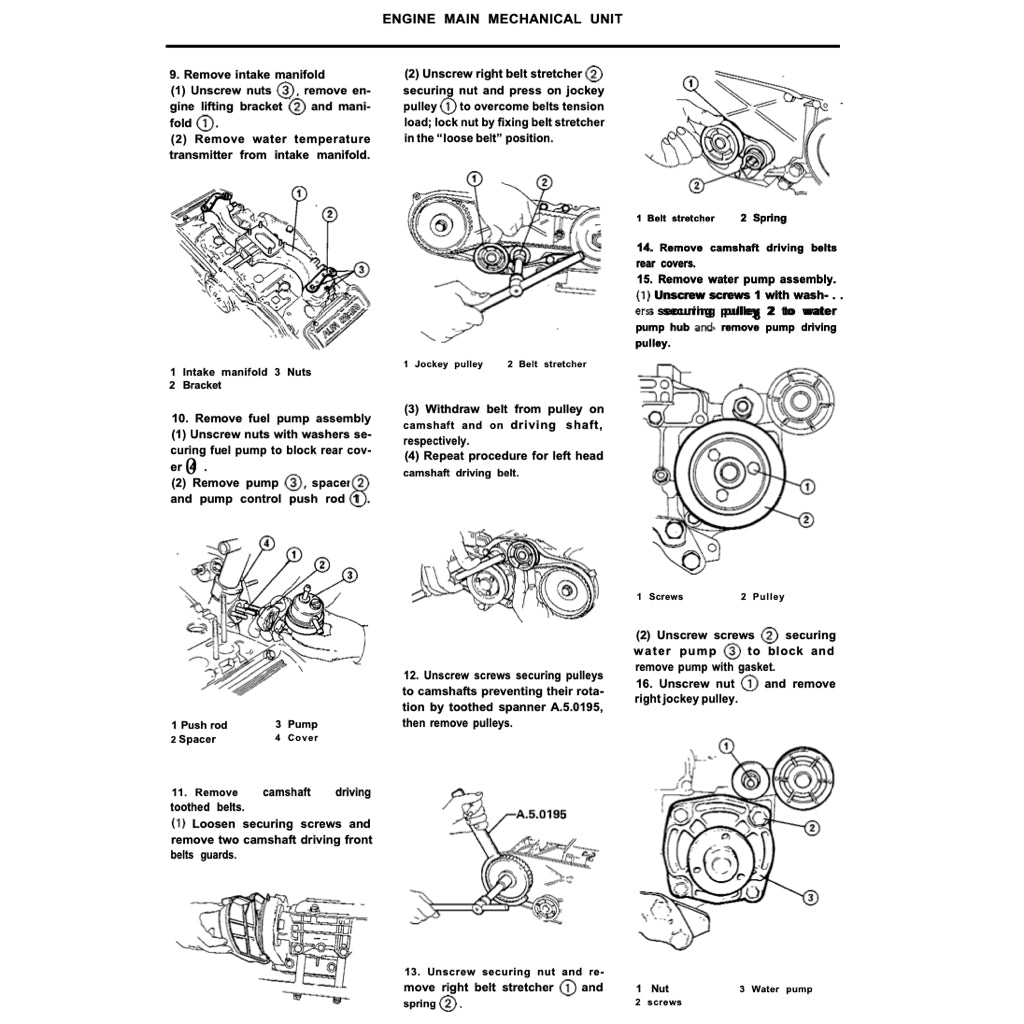 Alfa Romeo 33 Type 905/907 1983-1995 Full Manual Set – Repair & Maintenance Manual - page 5