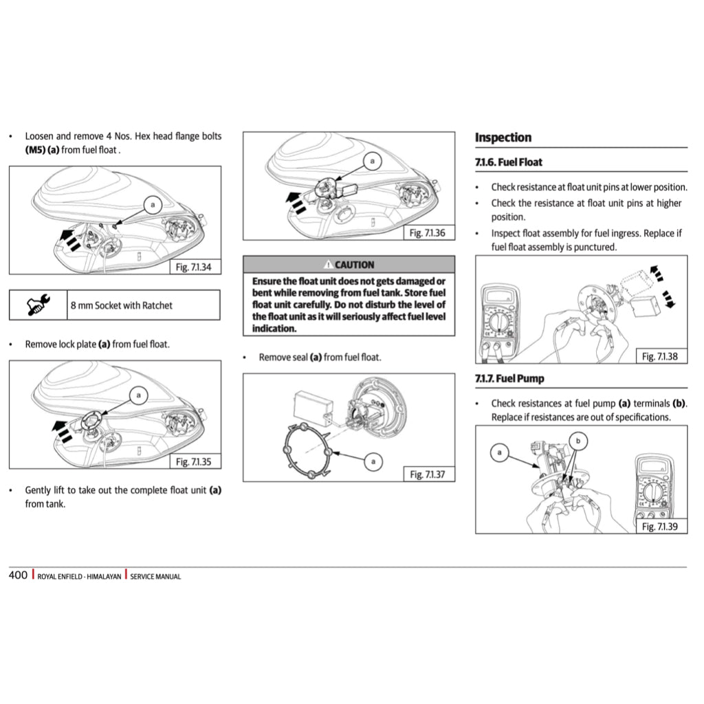 Royal Enfield NEW HIMALAYAN 450 2024+ Full Manual Set – Repair & Maintenance Manual and User Handbook - page 8