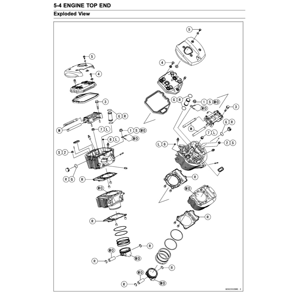 Kawasaki VULCAN 900 VN900 2006+ Full Manual Set – Repair & Maintenance Manual and Spare Parts Catalog and User Handbook - page 5