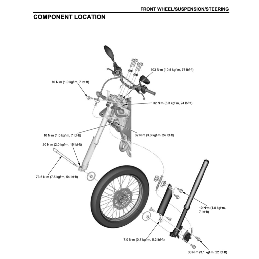 Honda CRF 250 CRF250 L/RLA/M/R/X 2004-2020 Full Manual Set – Repair & Maintenance Manual and Spare Parts Catalog and User Handbook - page 8