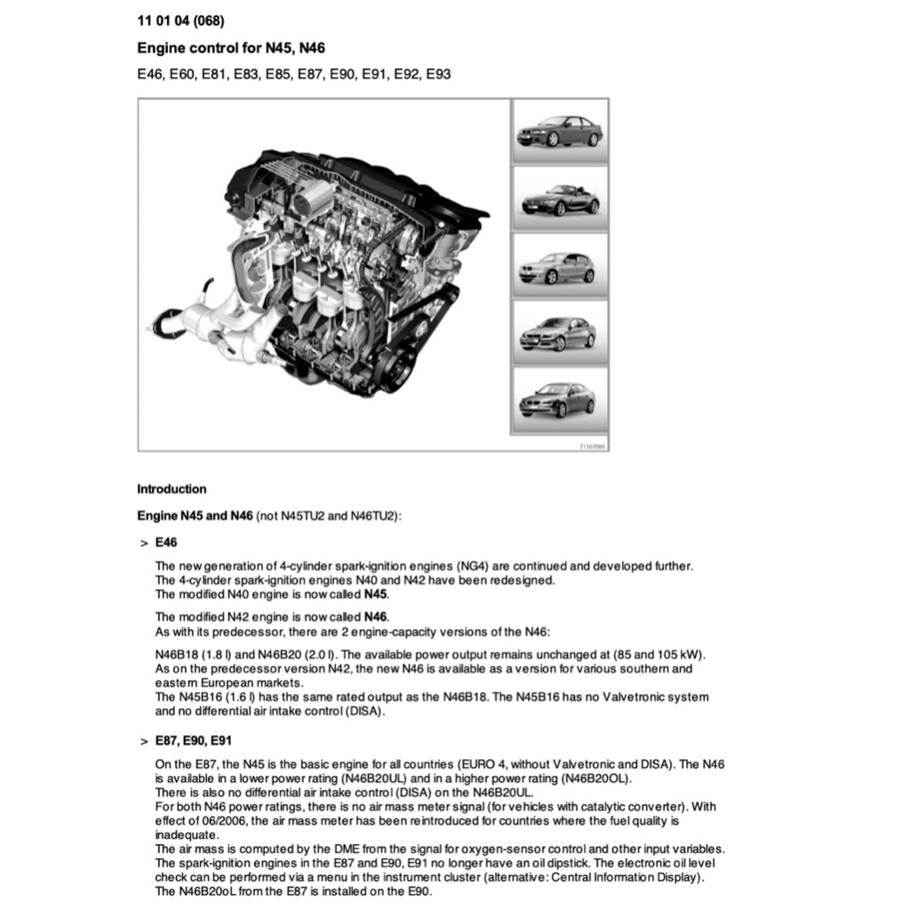 BMW E90 320i 2004-2013 Full Manual Set – Repair & Maintenance Manual - page 5