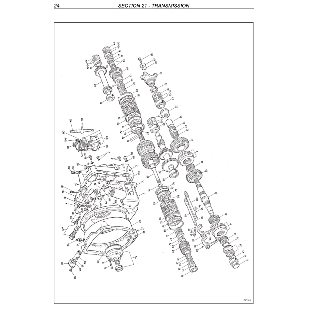 Case 580SR 590SR(and) 695SR Loader BACKOE Workshop Repair Manualand Parts Book - page 6