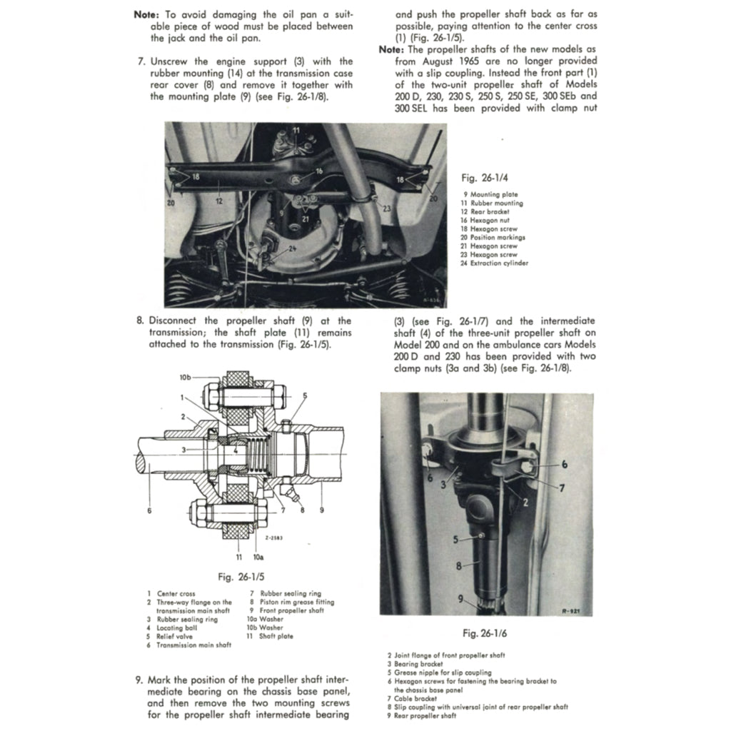 Mercedes-Benz W111 1959-1971 Full Manual Set – Repair & Maintenance Manual - page 4