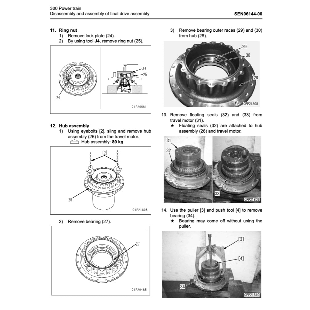 KOMATSU PC200/210/220/25 LC-6 Workshop Repair Manual and Parts Book - page 6