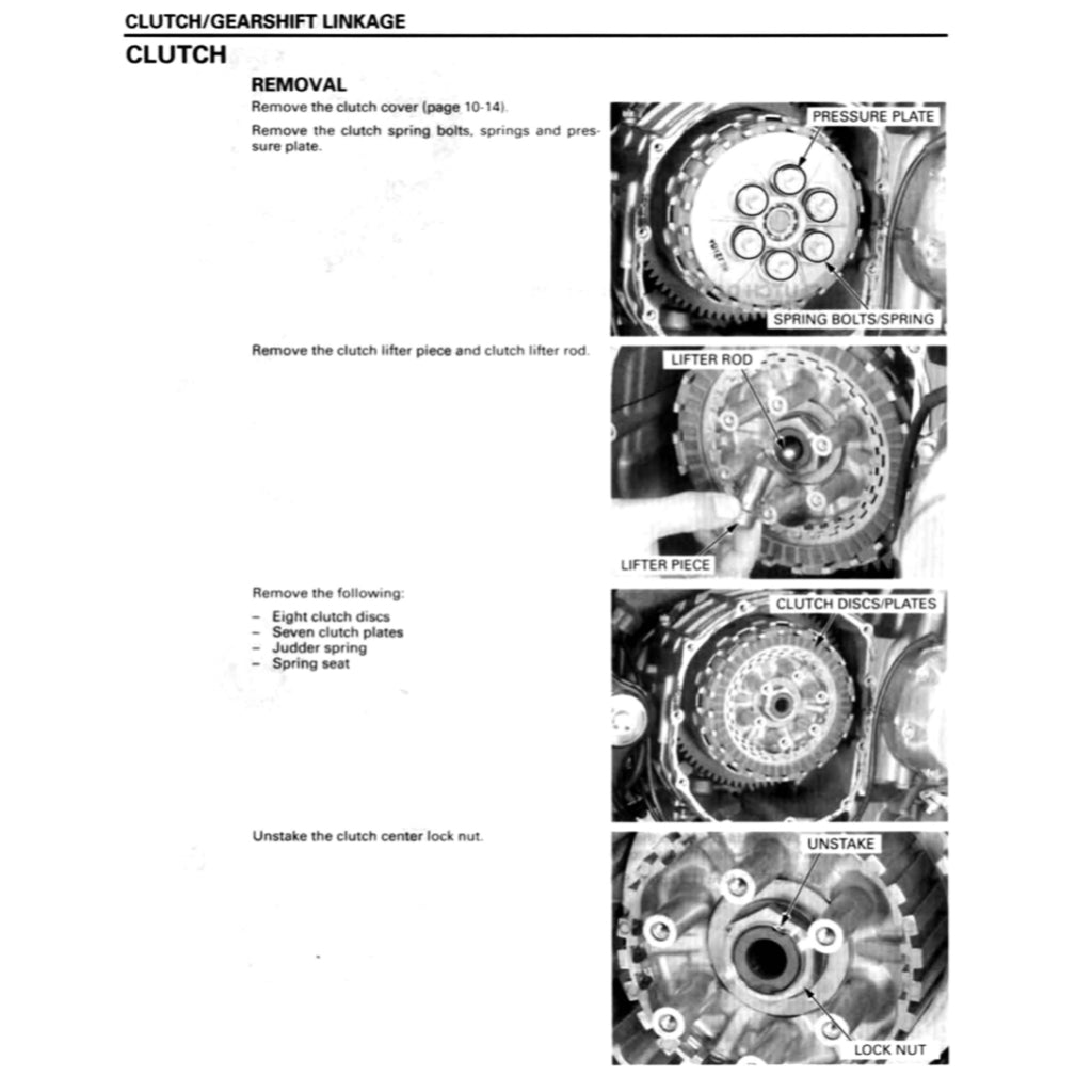 Honda CB1300F SUPER FOUR SC54 2003-2013 Full Manual Set – Repair & Maintenance Manual and Spare Parts Catalog and User Handbook - page 8