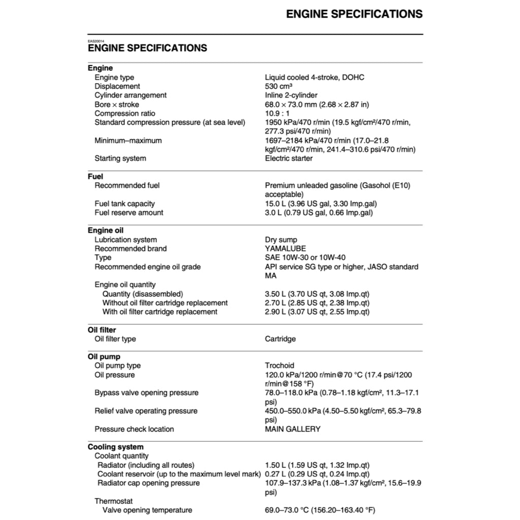 T-MAX Yamaha TMAX XP500F 2015-2016 Full Manual Set – Repair & Maintenance Manual and User Handbook - page 3