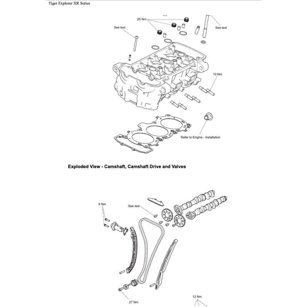 Triumph EXPLORER 1200 XR/XRX/XRT 2016-2021 Full Manual Set – Repair & Maintenance Manual and User Handbook - page 6