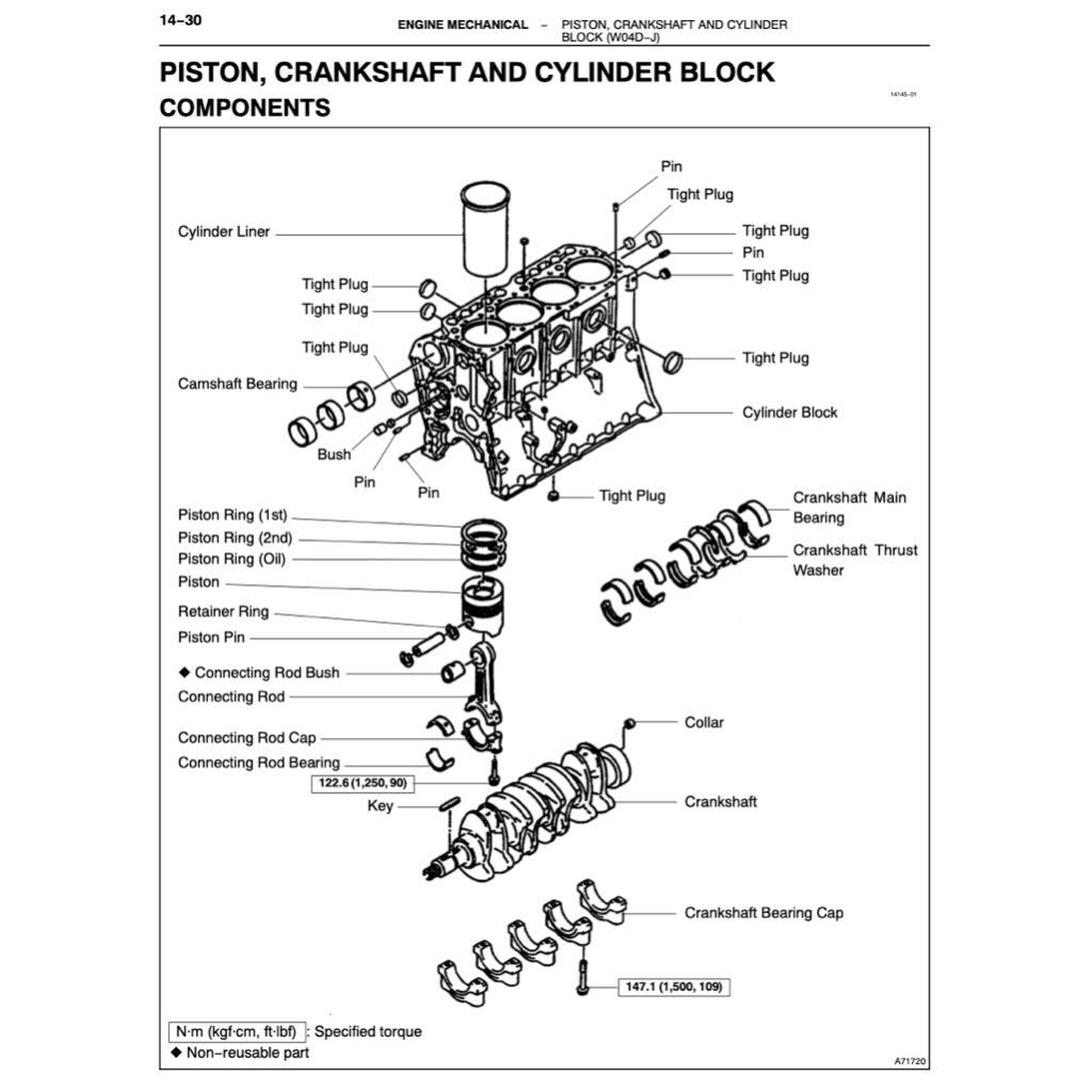 HINO Engine W04D-J Workshop Service Repair Manual - page 7