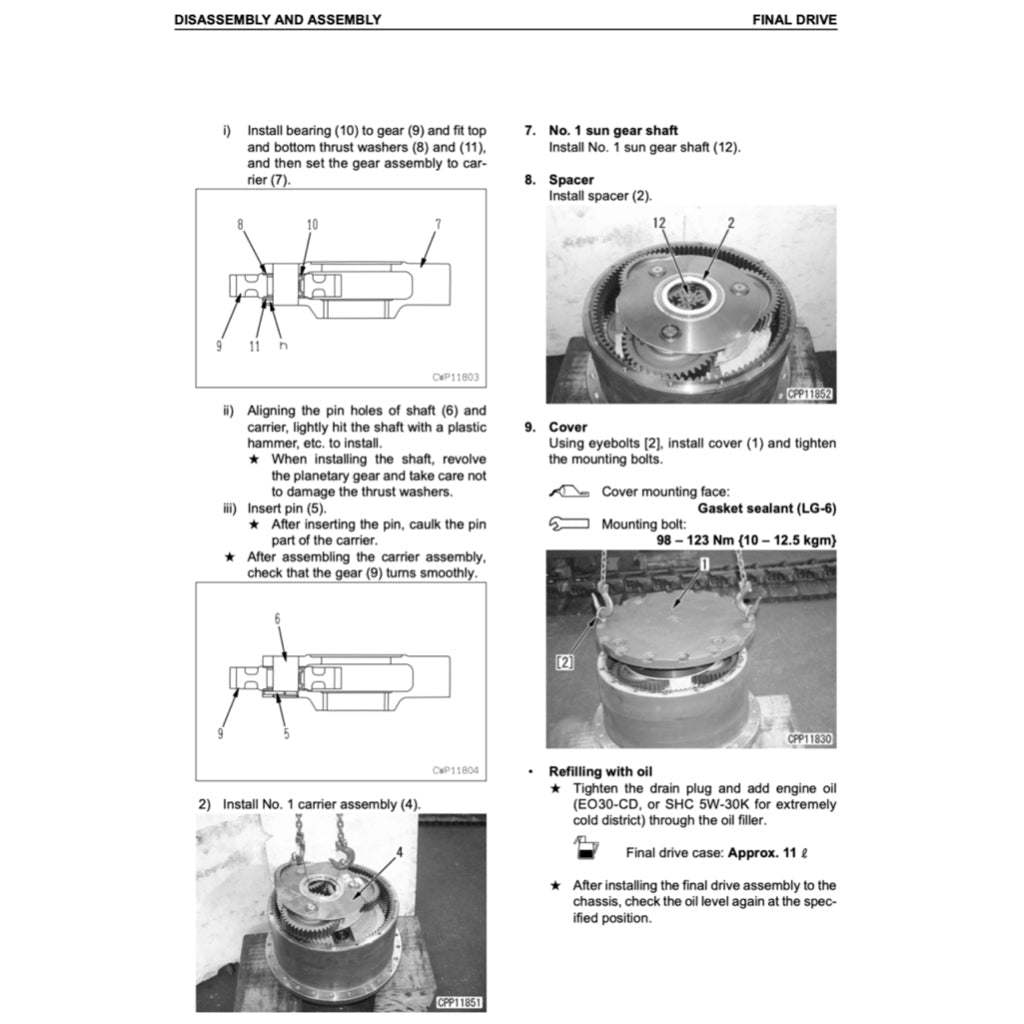 KOMATSU PC400LC / PC450LC Excavator Workshop Repair Manual - page 9